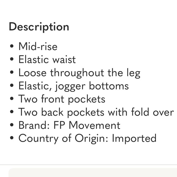 Free People Free Throw Pants - Picture 5 of 5